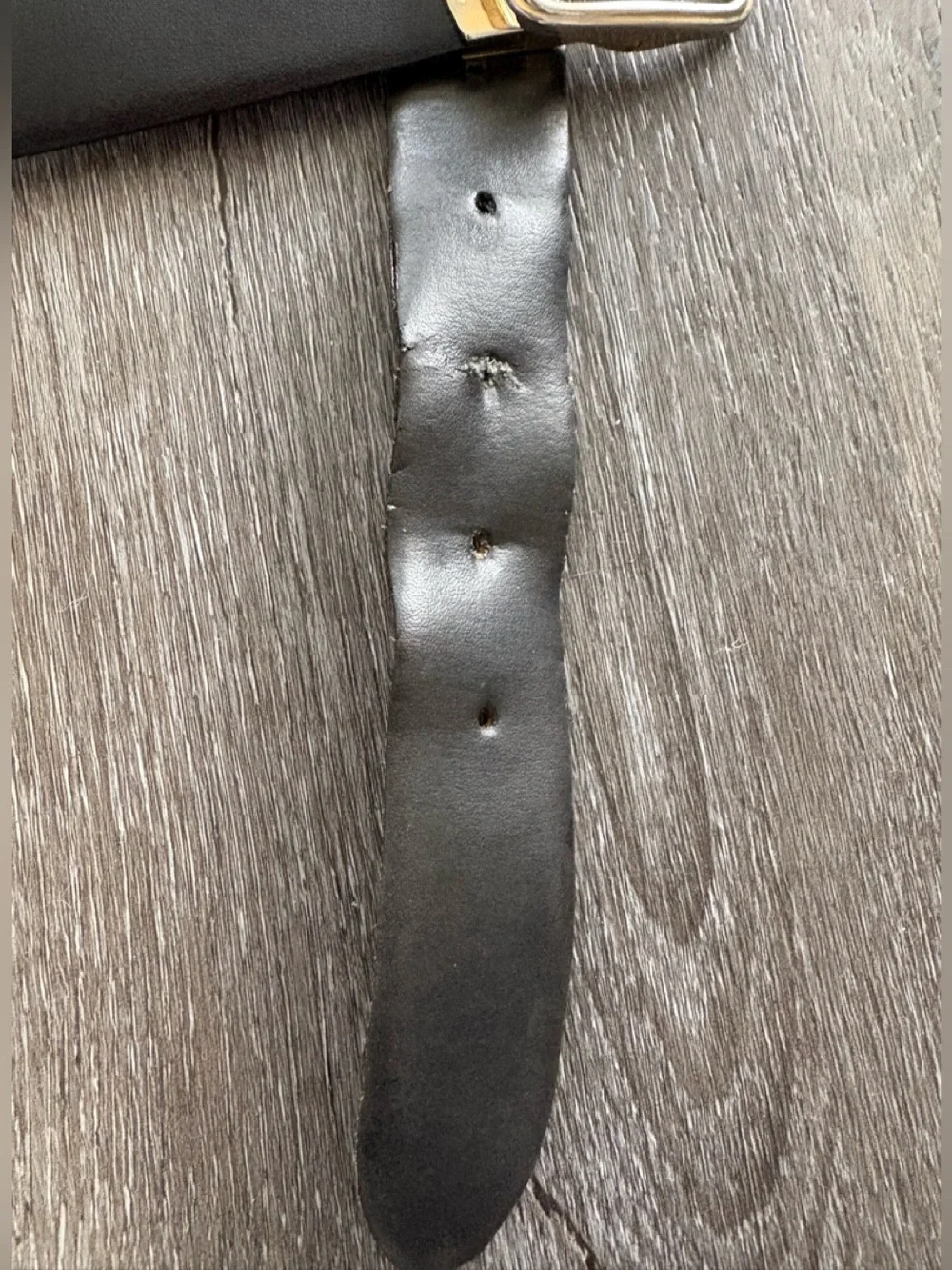 Christian Dior Black double sided belt
